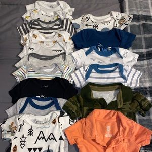 Baby boy onesies 0-3months